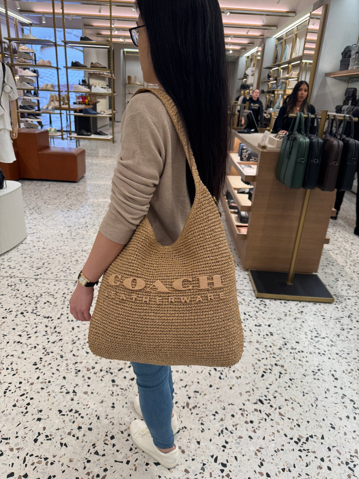 Coach專櫃  草編 Brooklyn 39