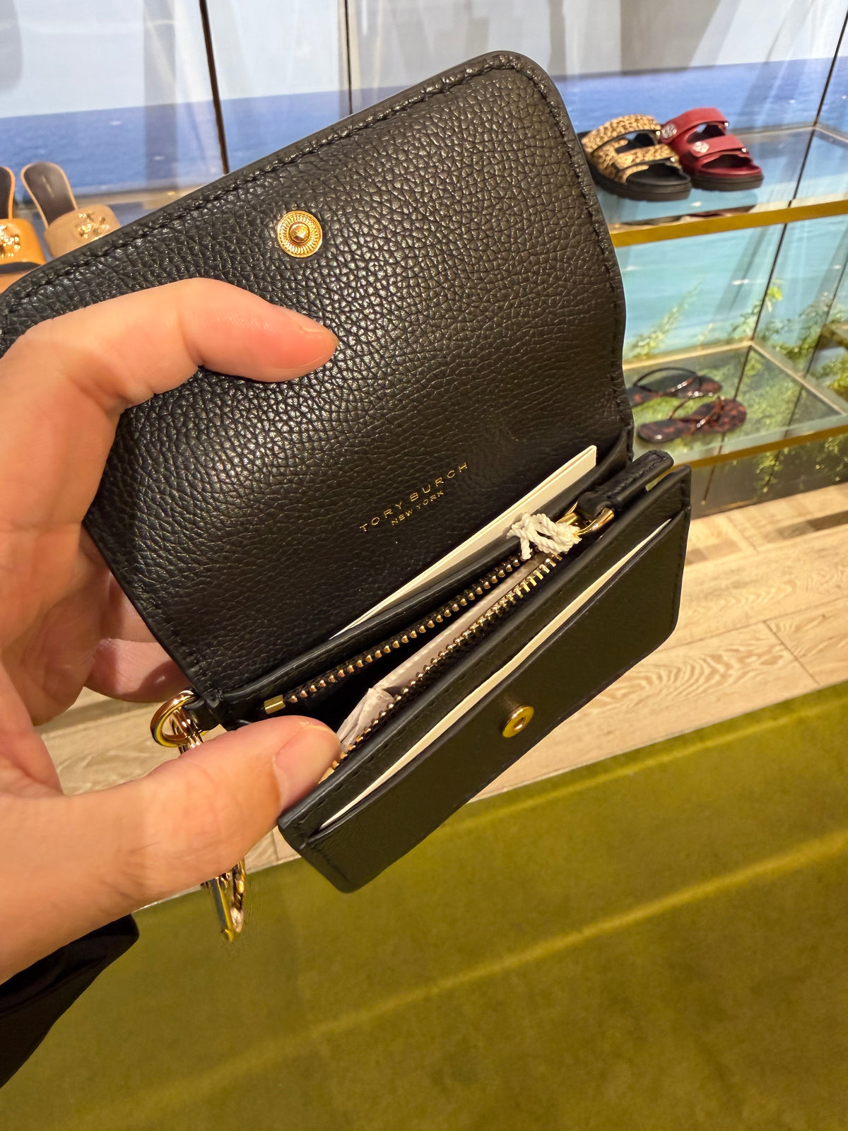 TB Outlet Thea 零錢卡夾 - 黑色