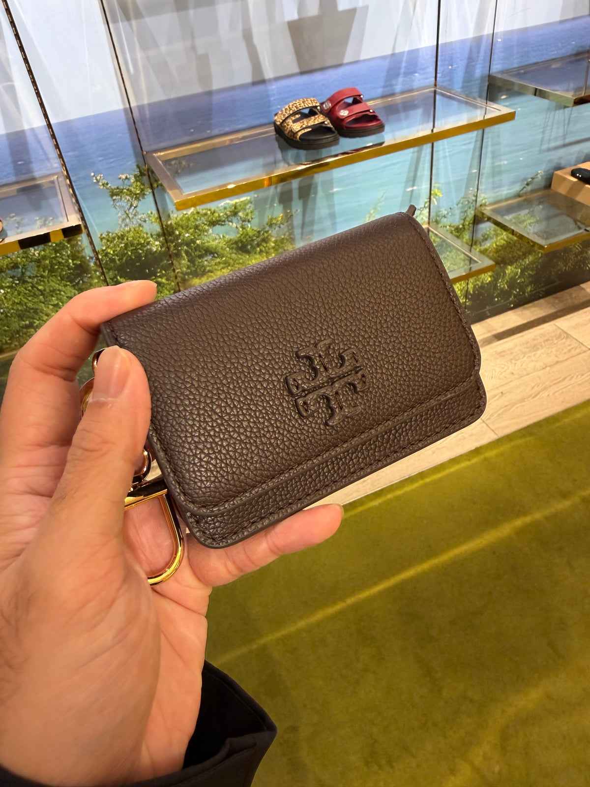 TB Outlet Thea 零錢卡夾 - 巧克力