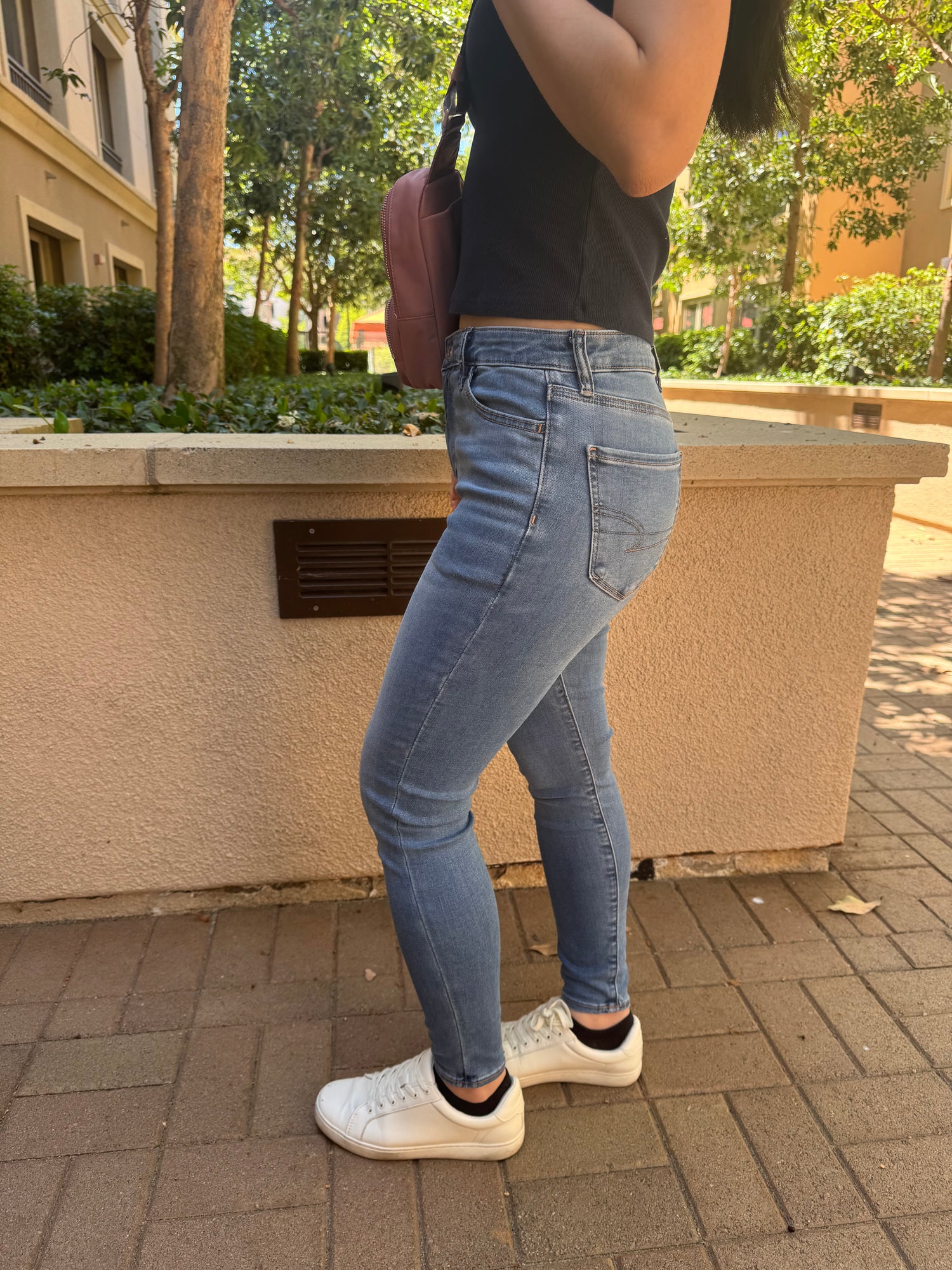 AE 女生 高腰Jegging