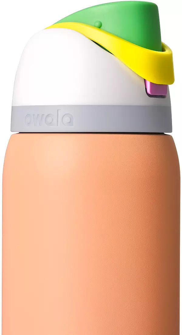 Owala 經典吸管不銹鋼水壺 - 桃子 - Peachy Keen - 32oz