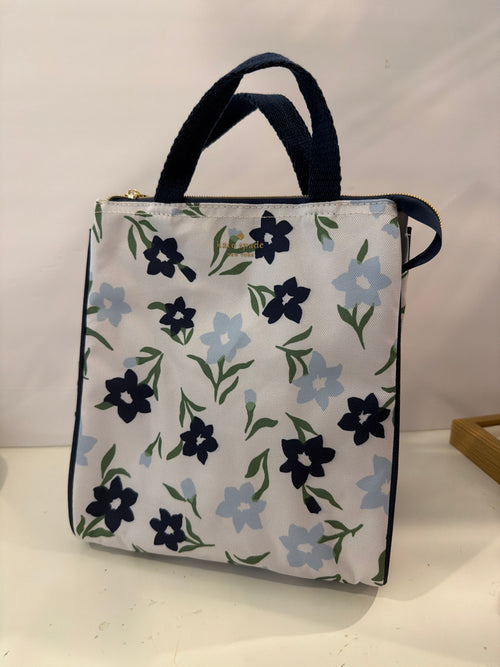 挖寶現貨 Kate Spade 便當袋 藍花花