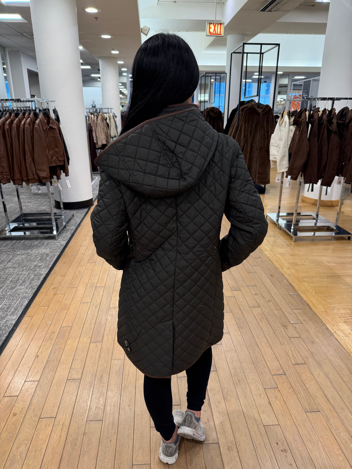 RL 女生 雷格科技羽絨外套 - 橄欖綠
