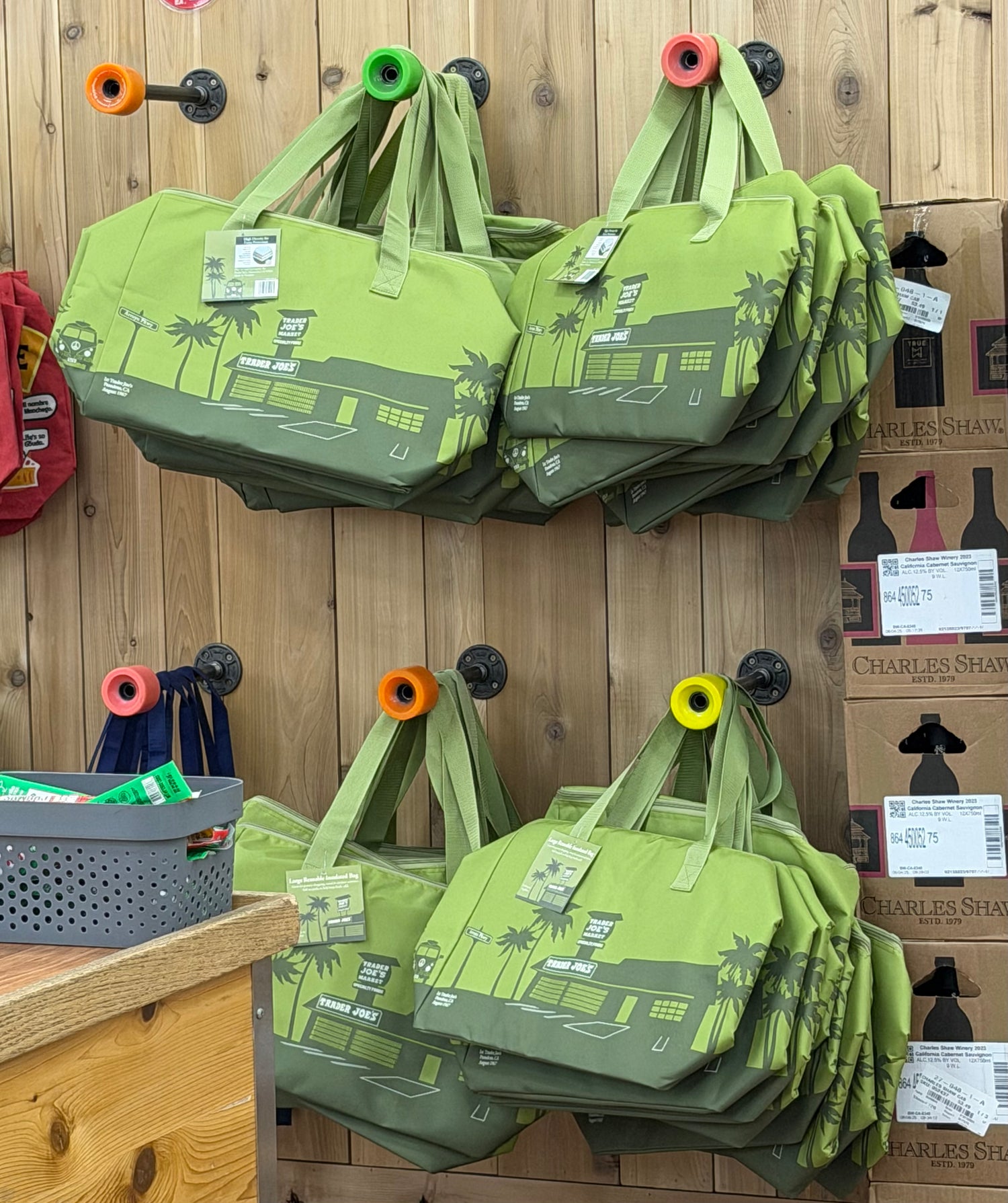 預購 Trader Joe 最新大型保冷袋 抹茶綠
