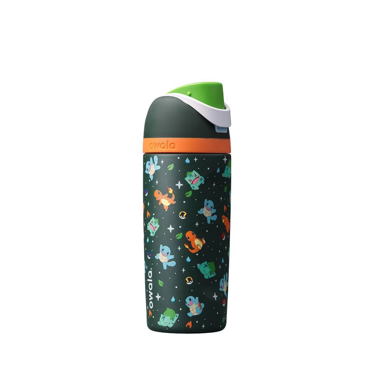 Owala 經典吸管不銹鋼水壺 - 關都御三家 - Kanto Region First Partners - 16oz
