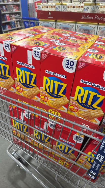 超好吃 限量巨無霸 Ritz 起司沾醬餅乾 30入