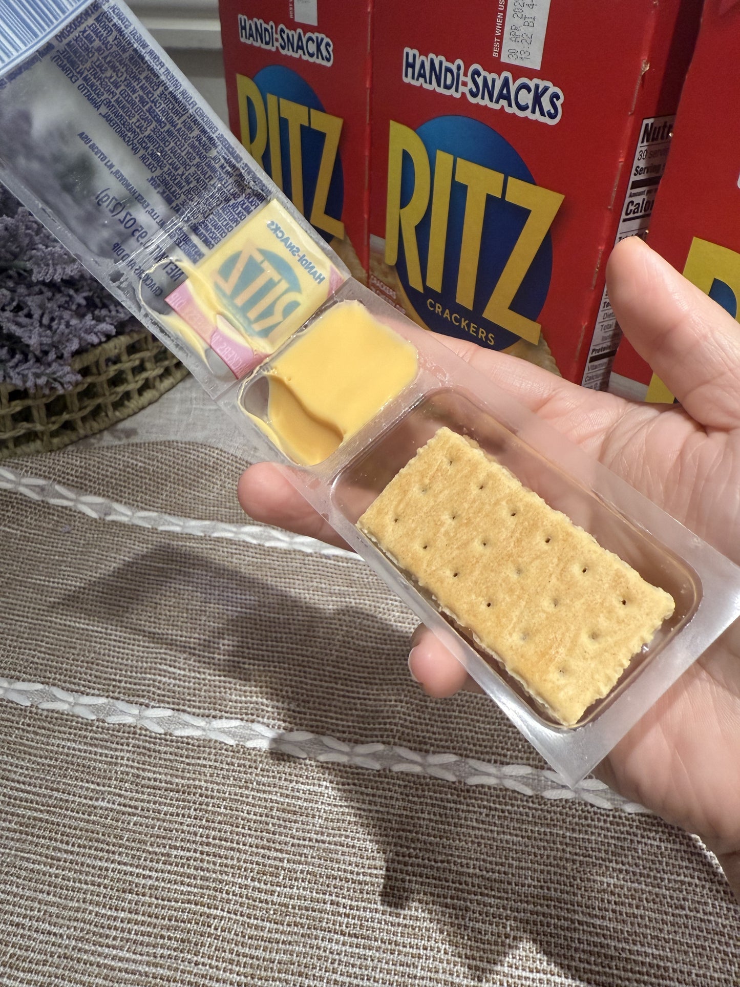 超好吃 限量巨無霸 Ritz 起司沾醬餅乾 30入