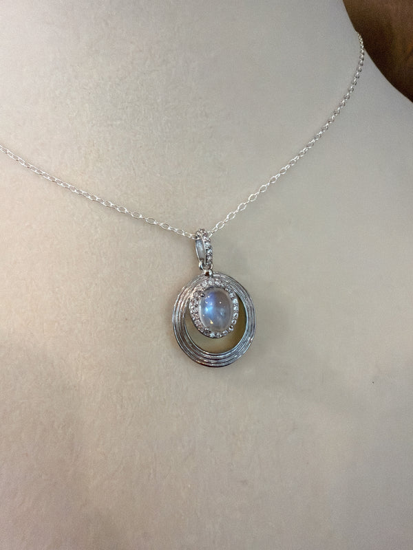 現貨 S925純銀 月光石項鍊