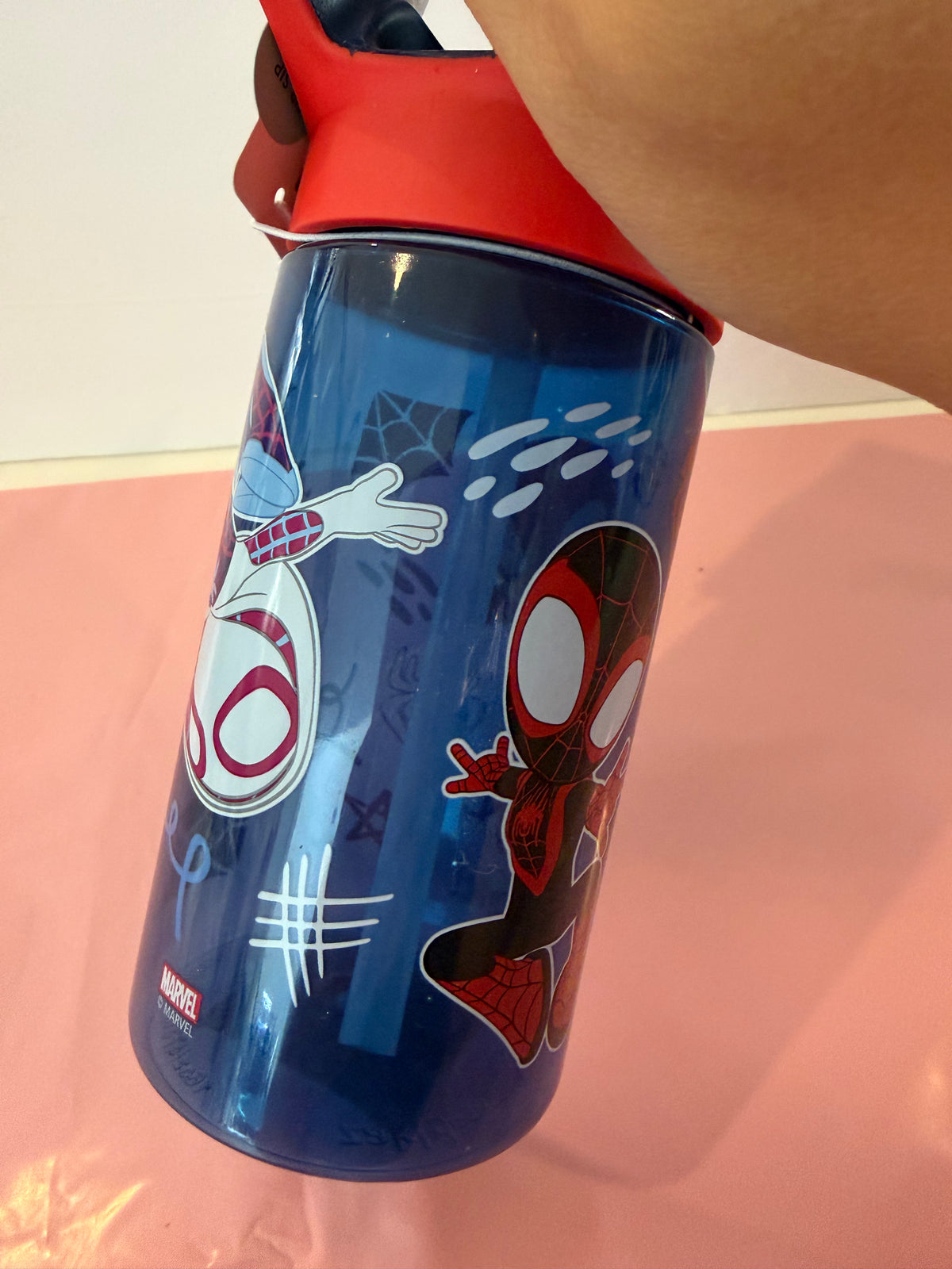 挖寶現貨 Zak 不漏兒童水壺 蜘蛛人473ml
