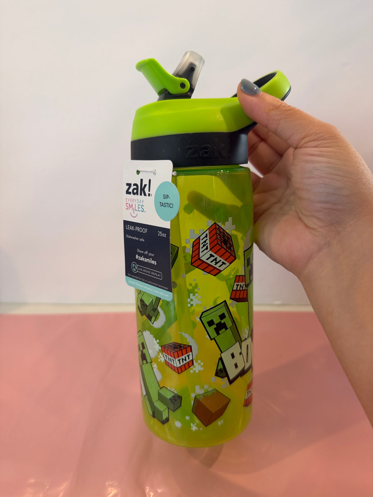 挖寶現貨 Zak 不漏兒童水壺 麥塊 739ml