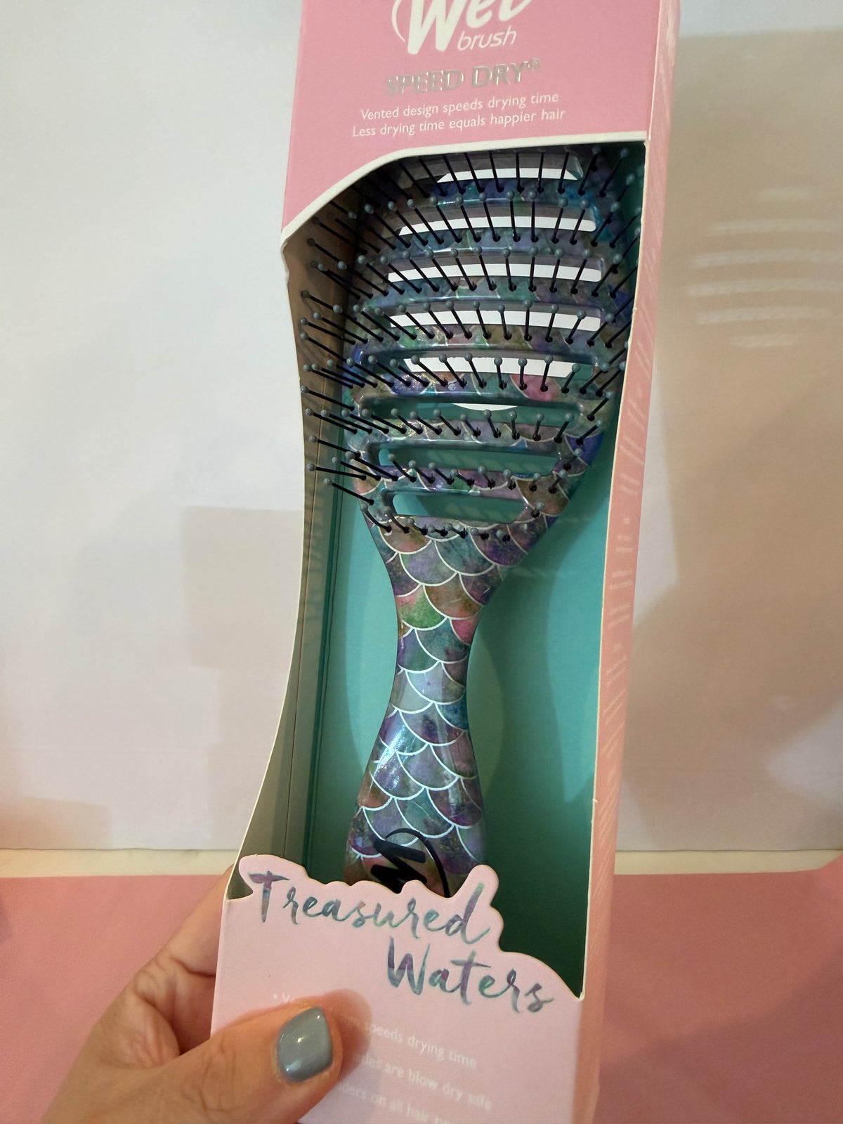 挖寶現貨 wet brush 鏤空快乾 美人魚