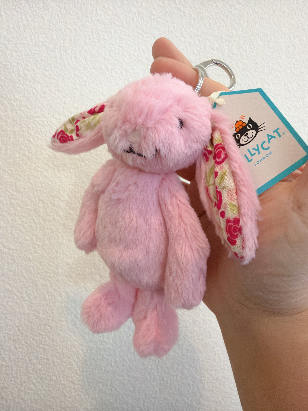 Jellycat 兔子吊飾 粉色
