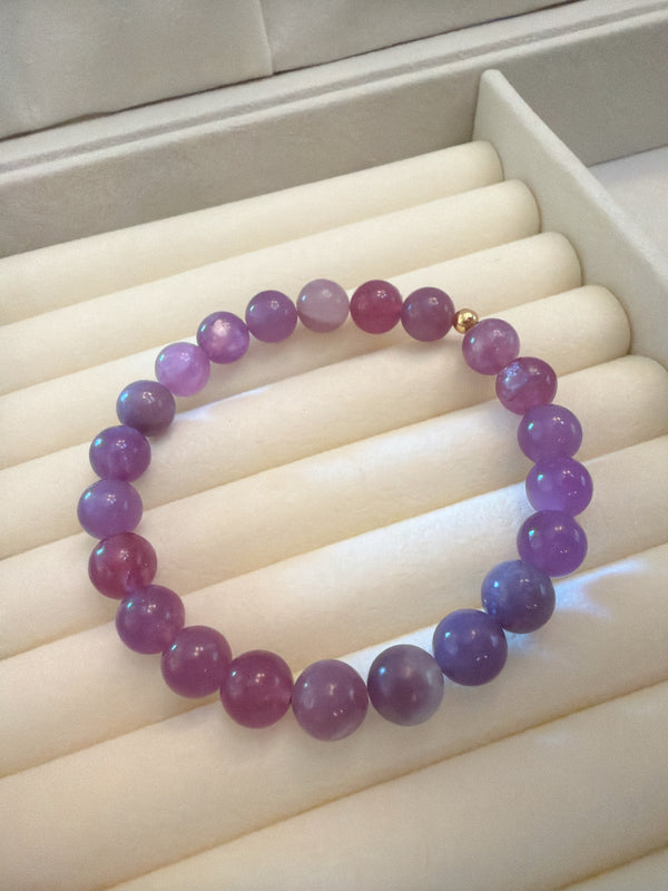 手工飾品 紫羅蘭雲母 8mm
