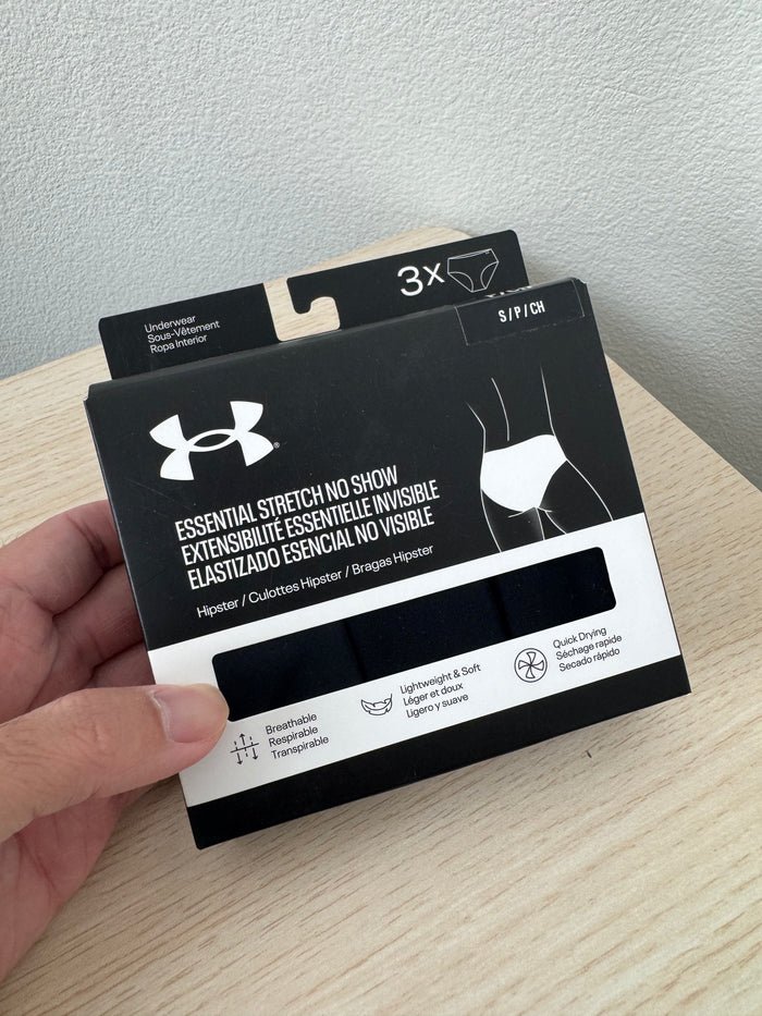 UA女生 超好穿無痕包臀內褲 三入組 XS