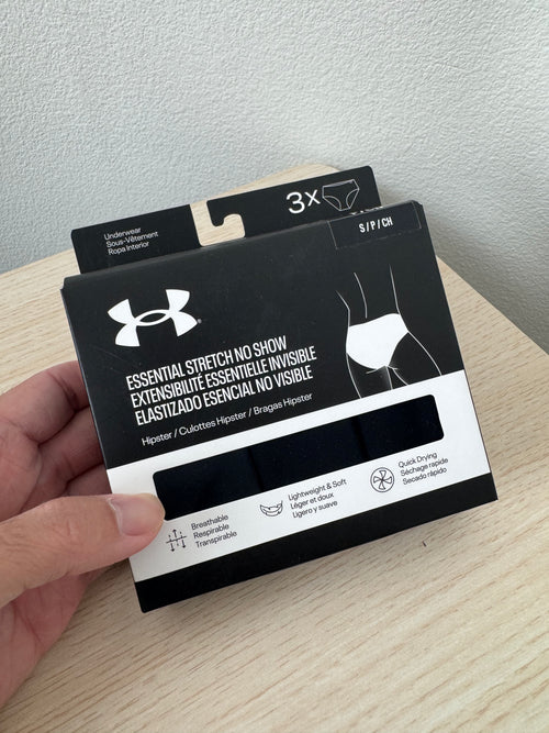UA女生 超好穿無痕包臀內褲 三入組 XS