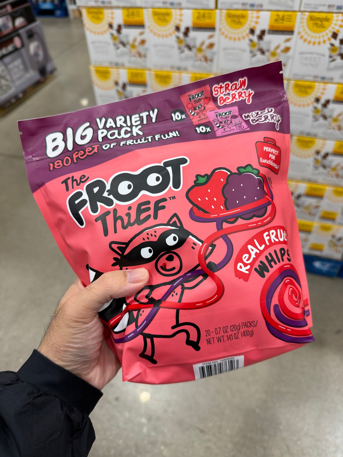 Costco Froot Thief 天然水果卷 - 20小包