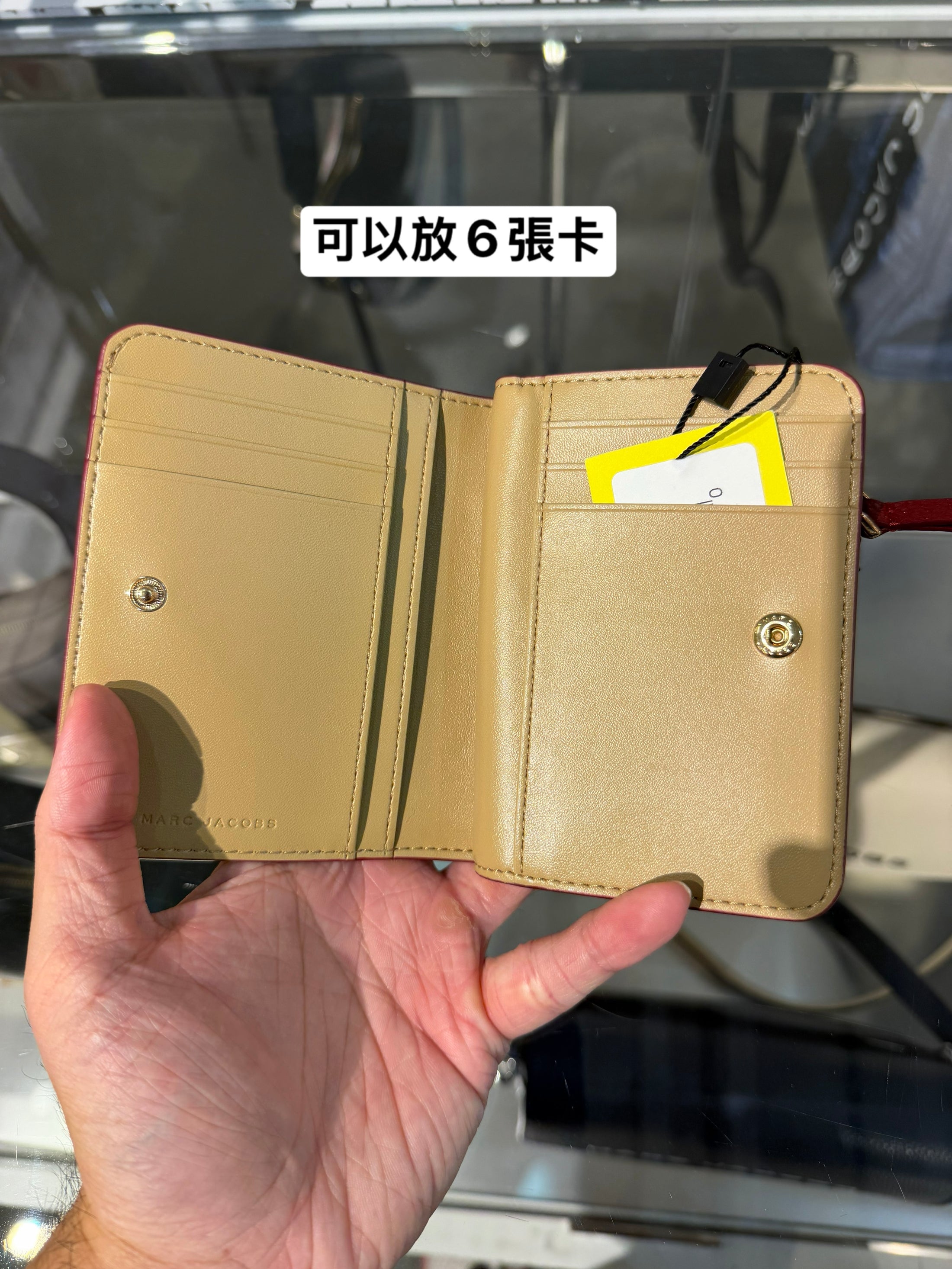 MJ專櫃 J Marc 短夾 紅色