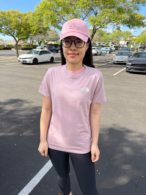 北臉 女生 直線logo短T