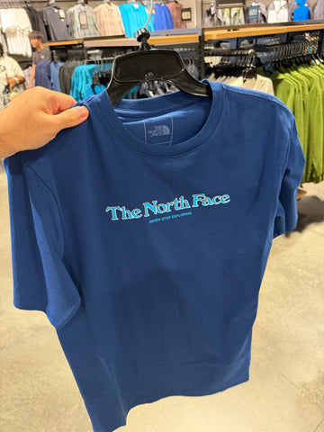 北臉 男生 字樣短T