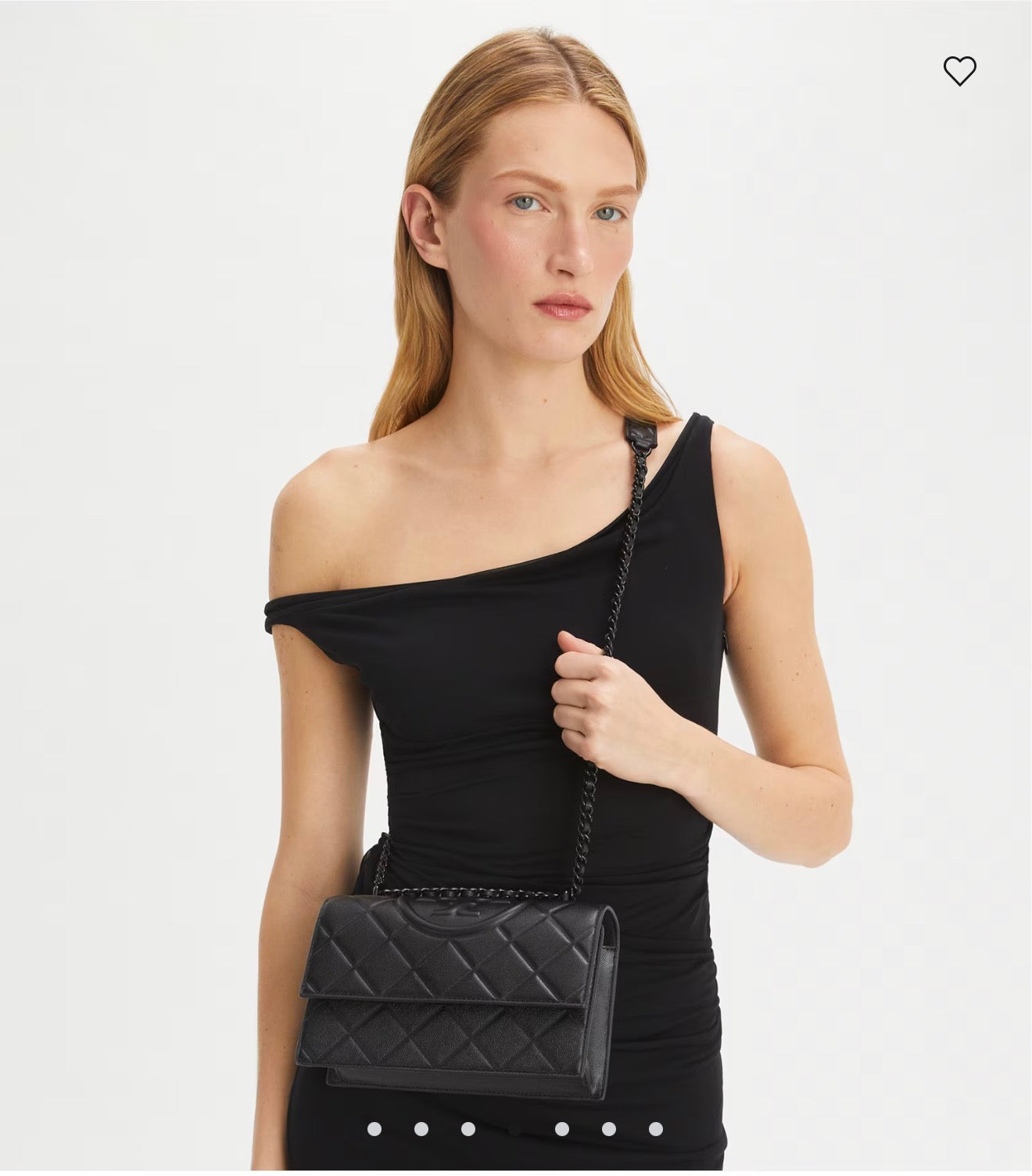 TB專櫃 老錢風Fleming 小鏈包 22 霧面黑