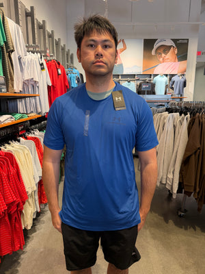 UA 男生 半奶油運動短T