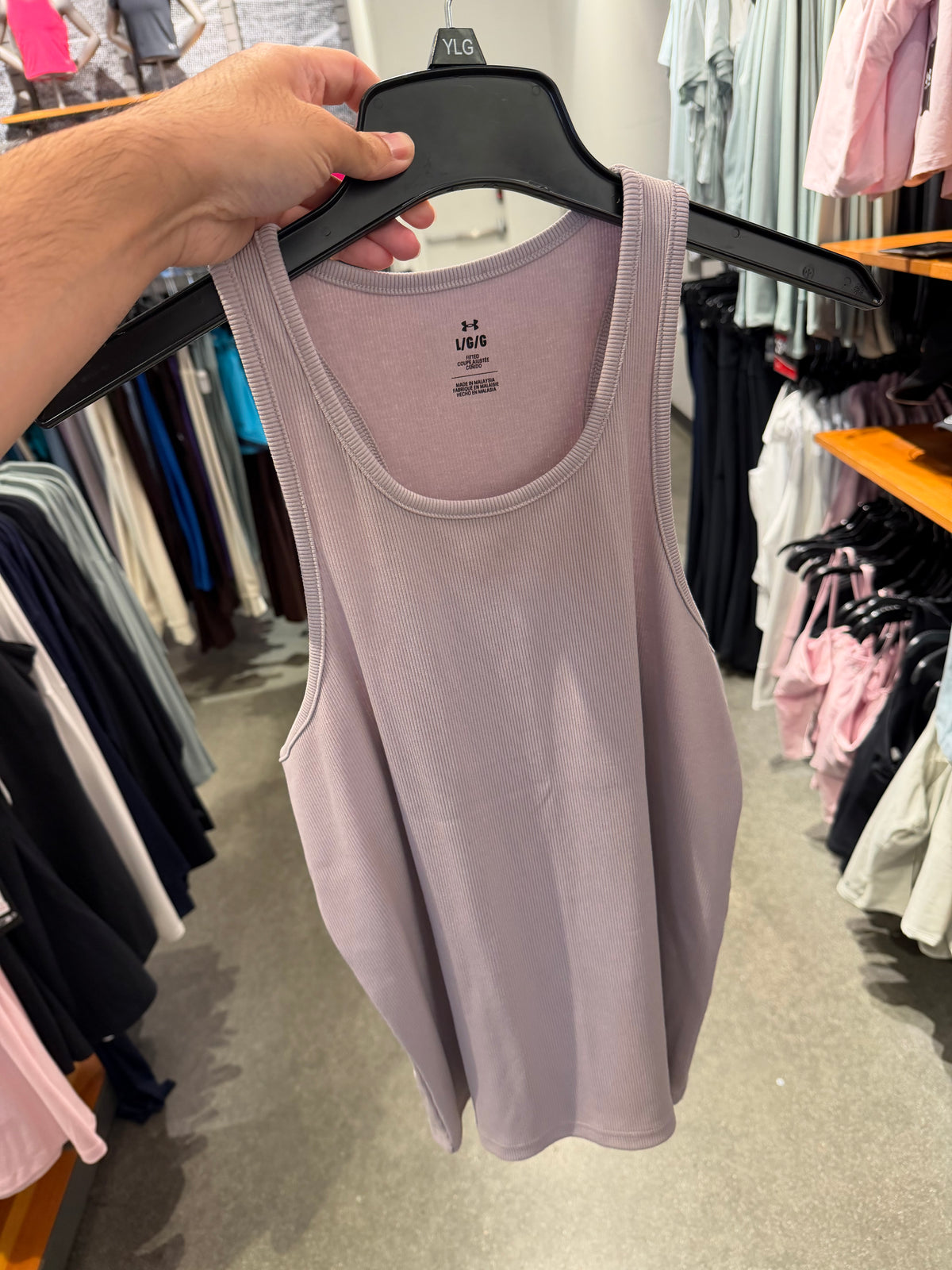 UA 女生 羅紋背心