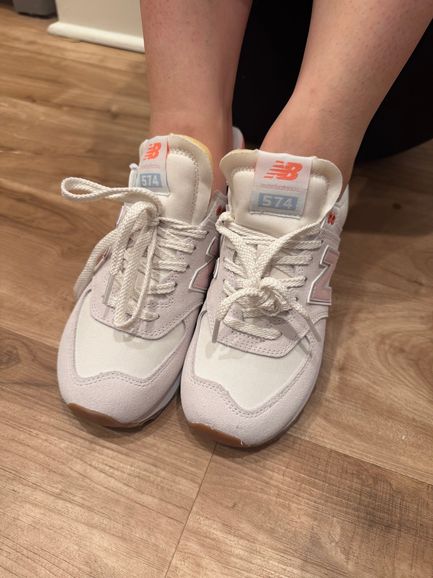 New Balance 女生 574 粉色 24cm