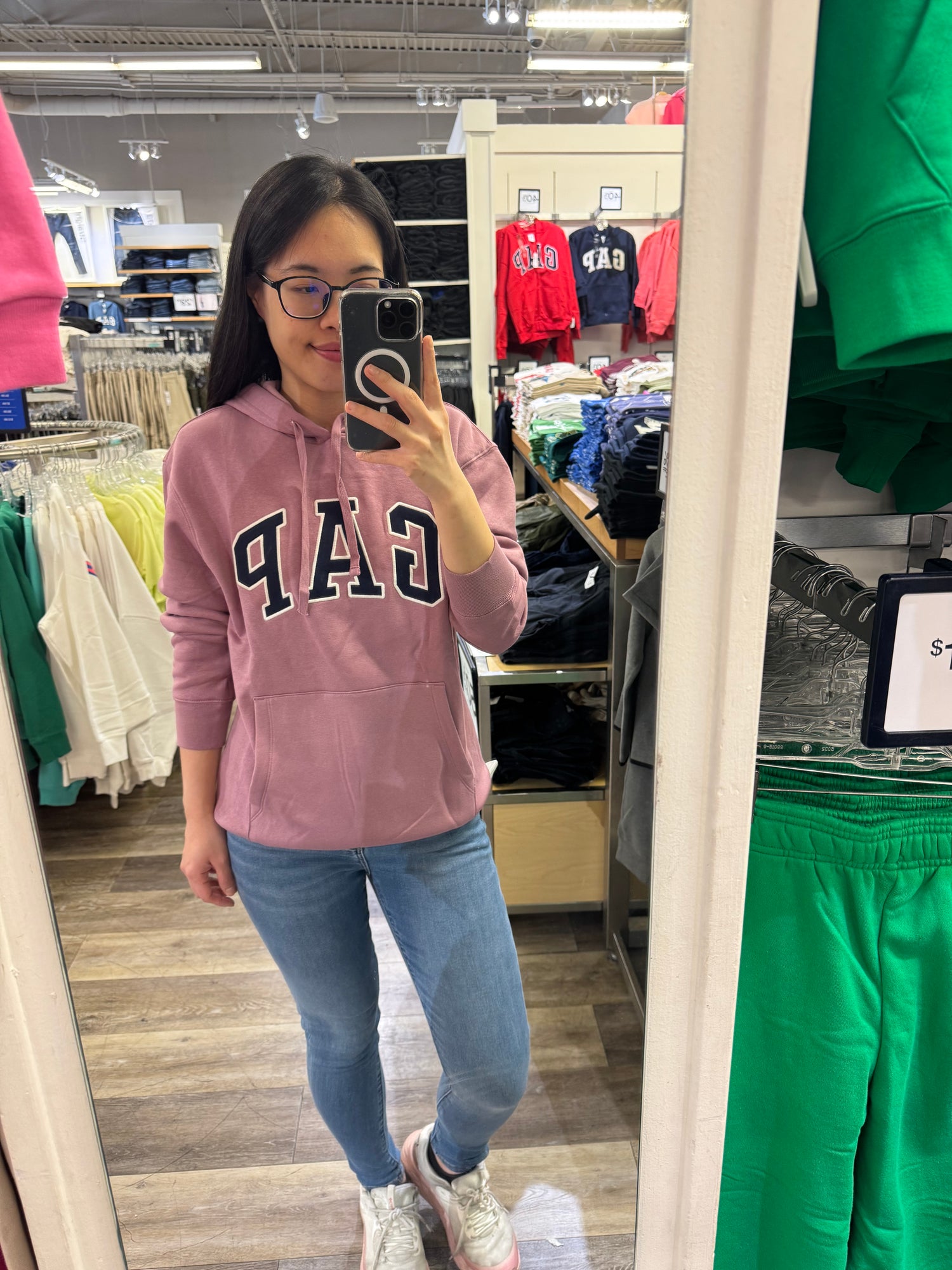 Gap 男生 刷毛帽T