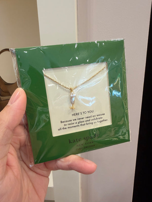 KS outlet 飾品 - 香檳杯 項鍊