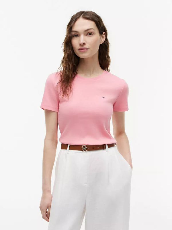 Tommy 女生 圓領 小logo短T