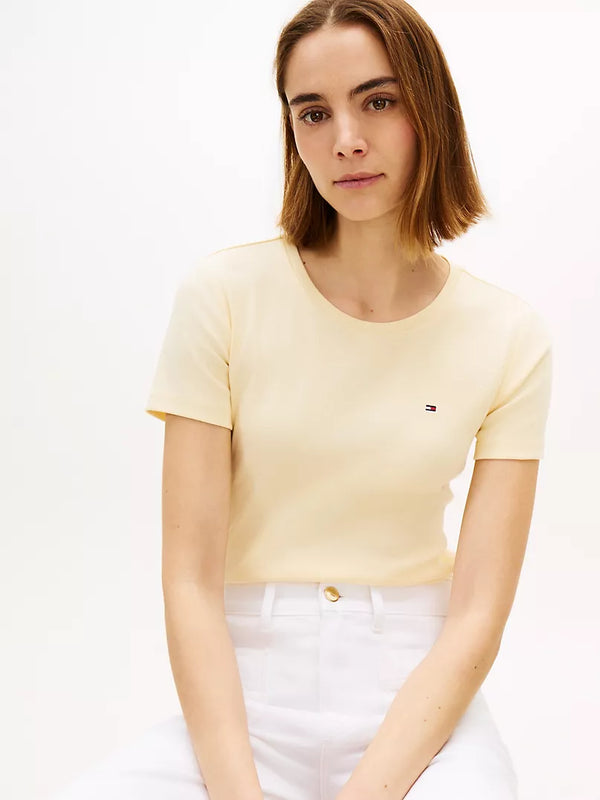 Tommy 女生 圓領 小logo短T