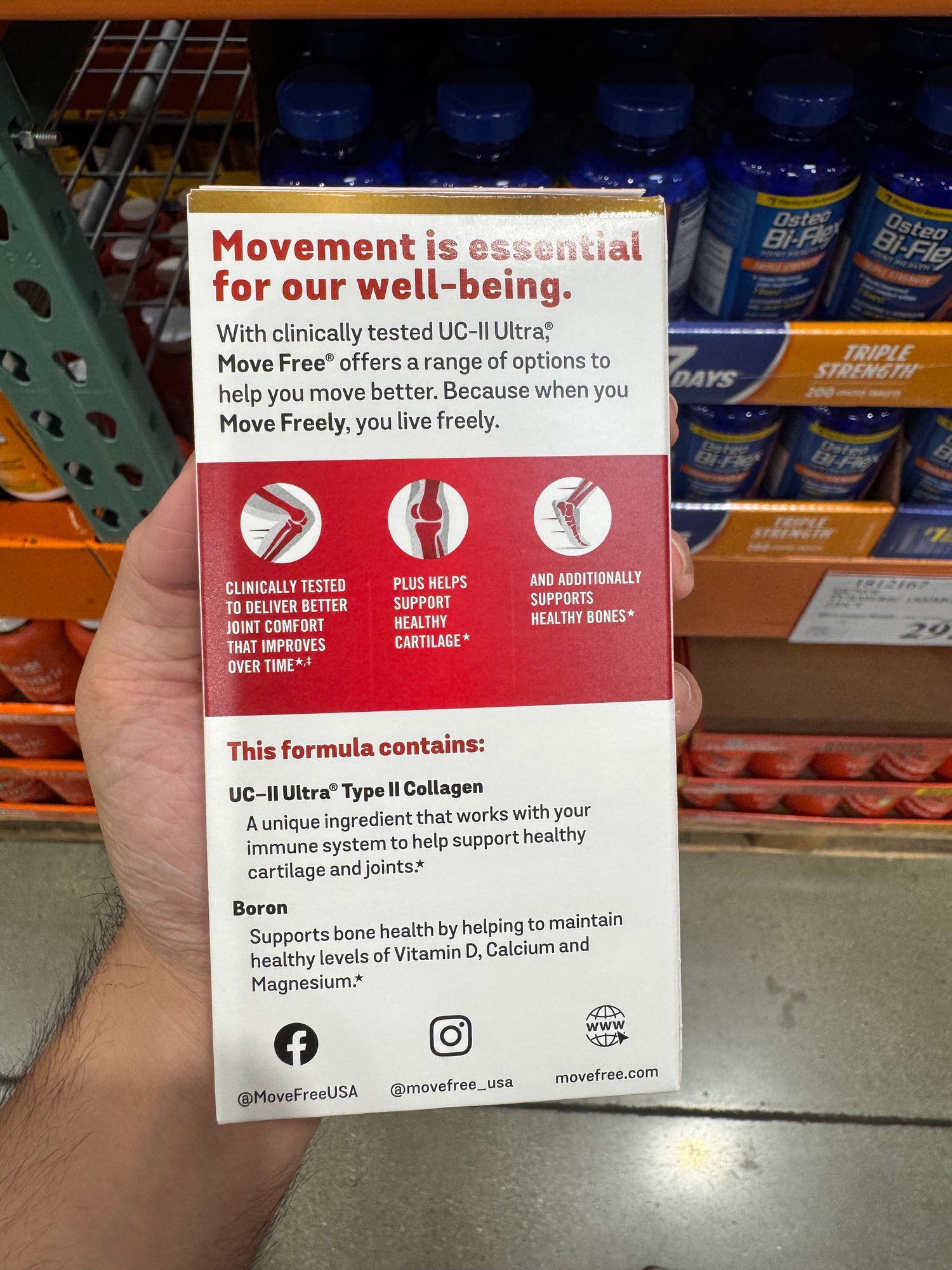 [提前享折扣] Costco Move Free 益節三效款 - 75顆