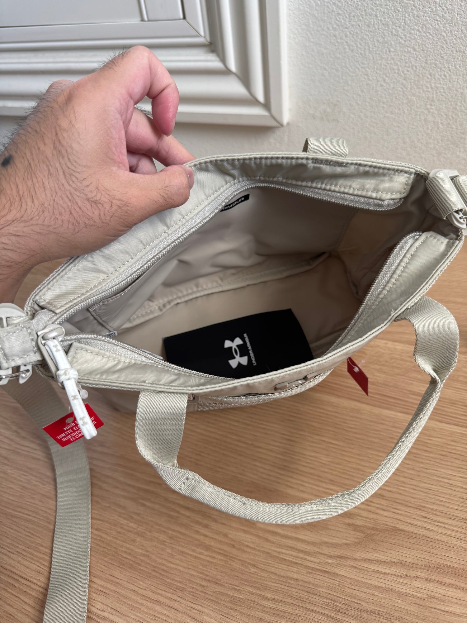 UA Studio mini 托特包 米白