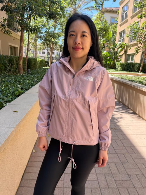 北臉專櫃 女生 Antora 防水外套 裸粉