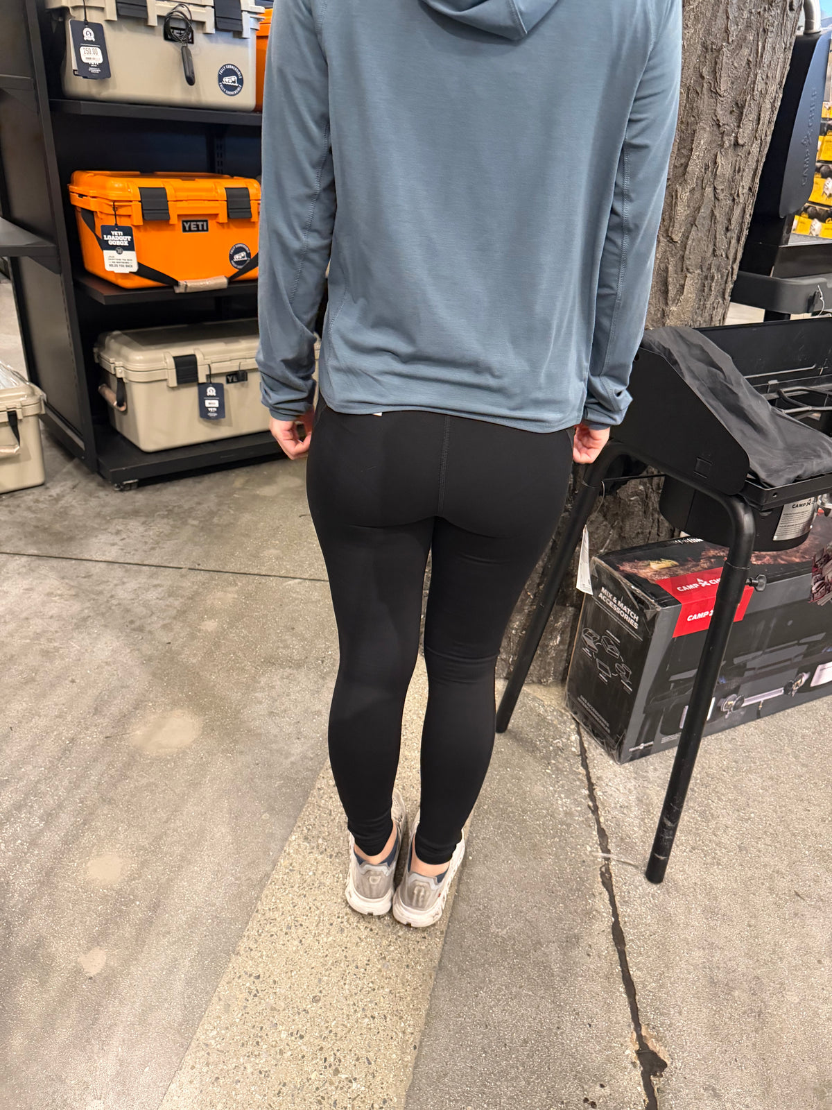 北臉專櫃 Jaida 防曬口袋Legging - 黑色