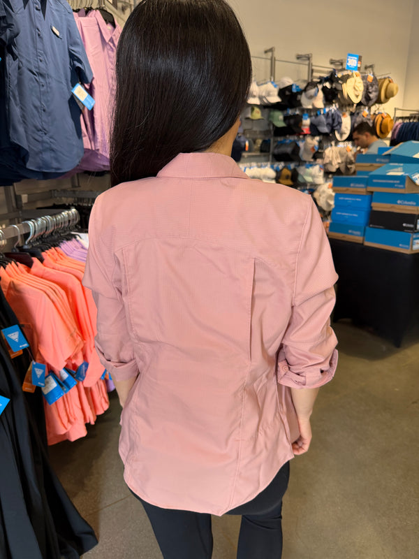 Columbia 女生 Kestrel 防曬長袖襯衫 - UPF40
