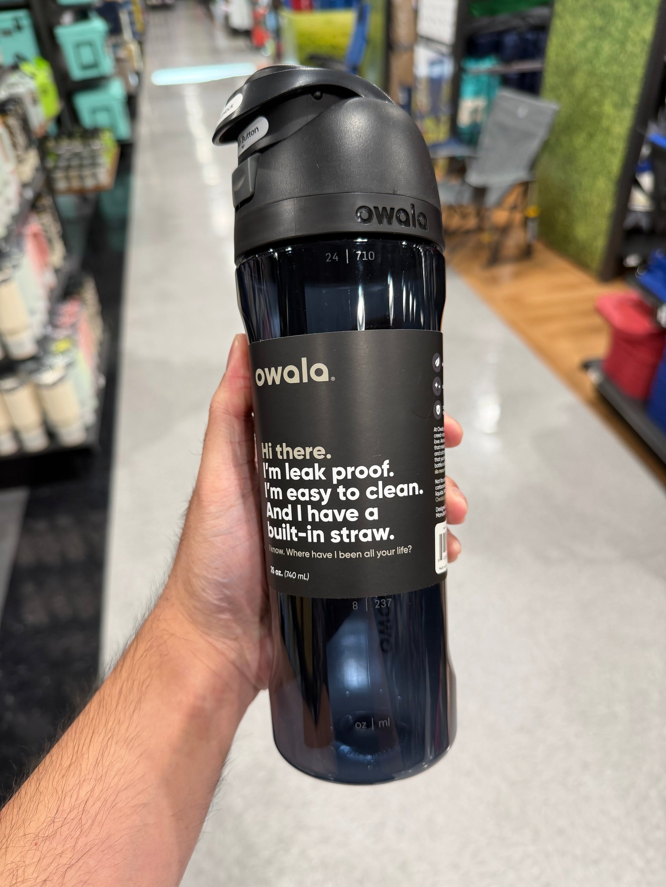 Owala 透明輕鬆喝吸管水壺