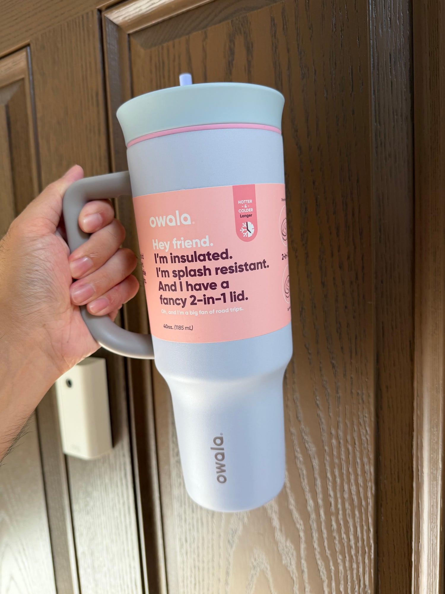 Owala 不鏽鋼冰壩杯 薰衣草 1185ml