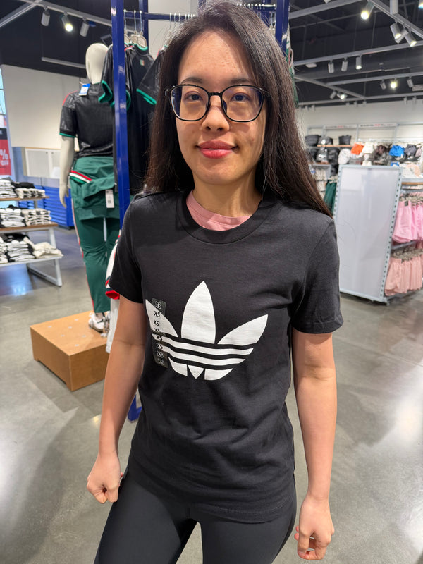 Adidas 女生 棉短T - 三葉草