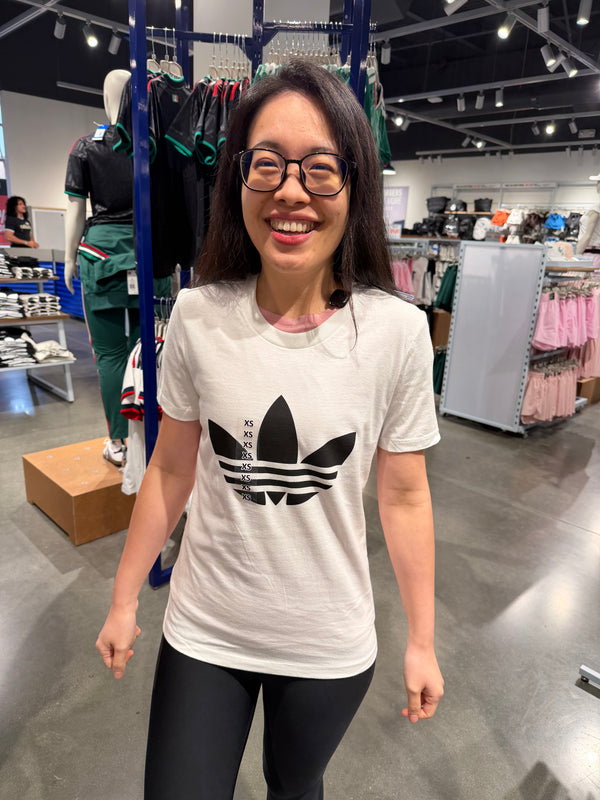 Adidas 女生 棉短T - 三葉草