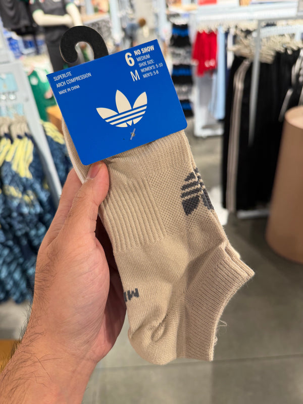 Adidas 三葉草隱形襪 6雙組