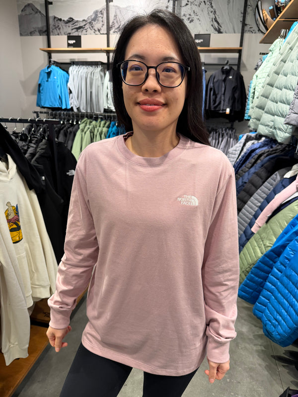 北臉 女生 小logo 長T