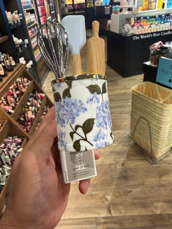 BBW 香香夜燈 廚具繡球花
