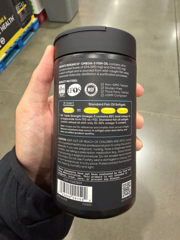 Costco Sports Research 魚油 - 150顆