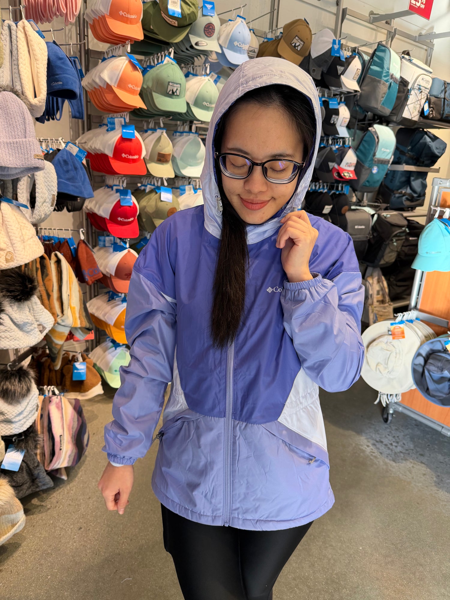 Columbia 女生 防風外套