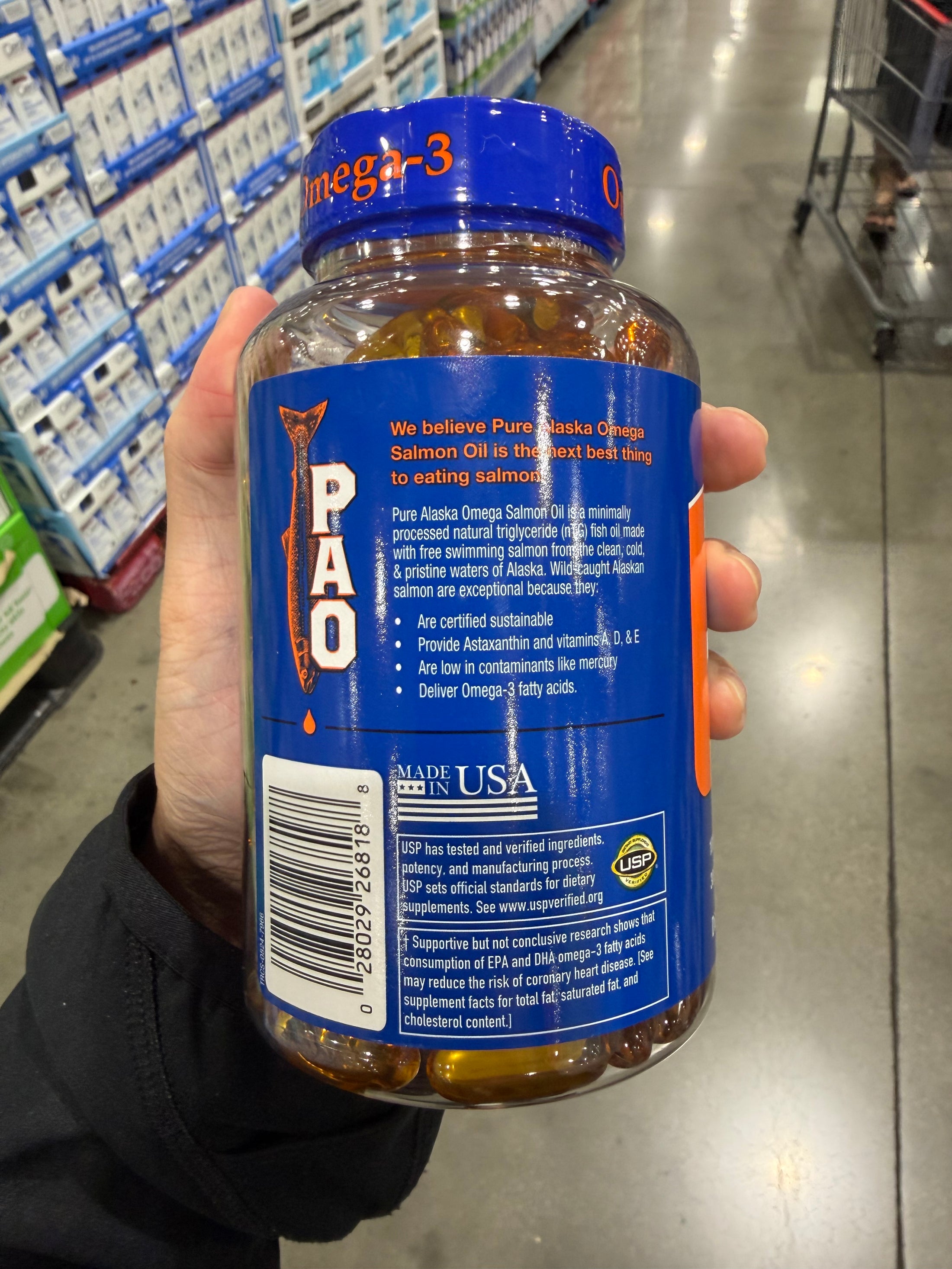 Costco Pure Alaska Omega - 鮭魚魚油 - 210顆