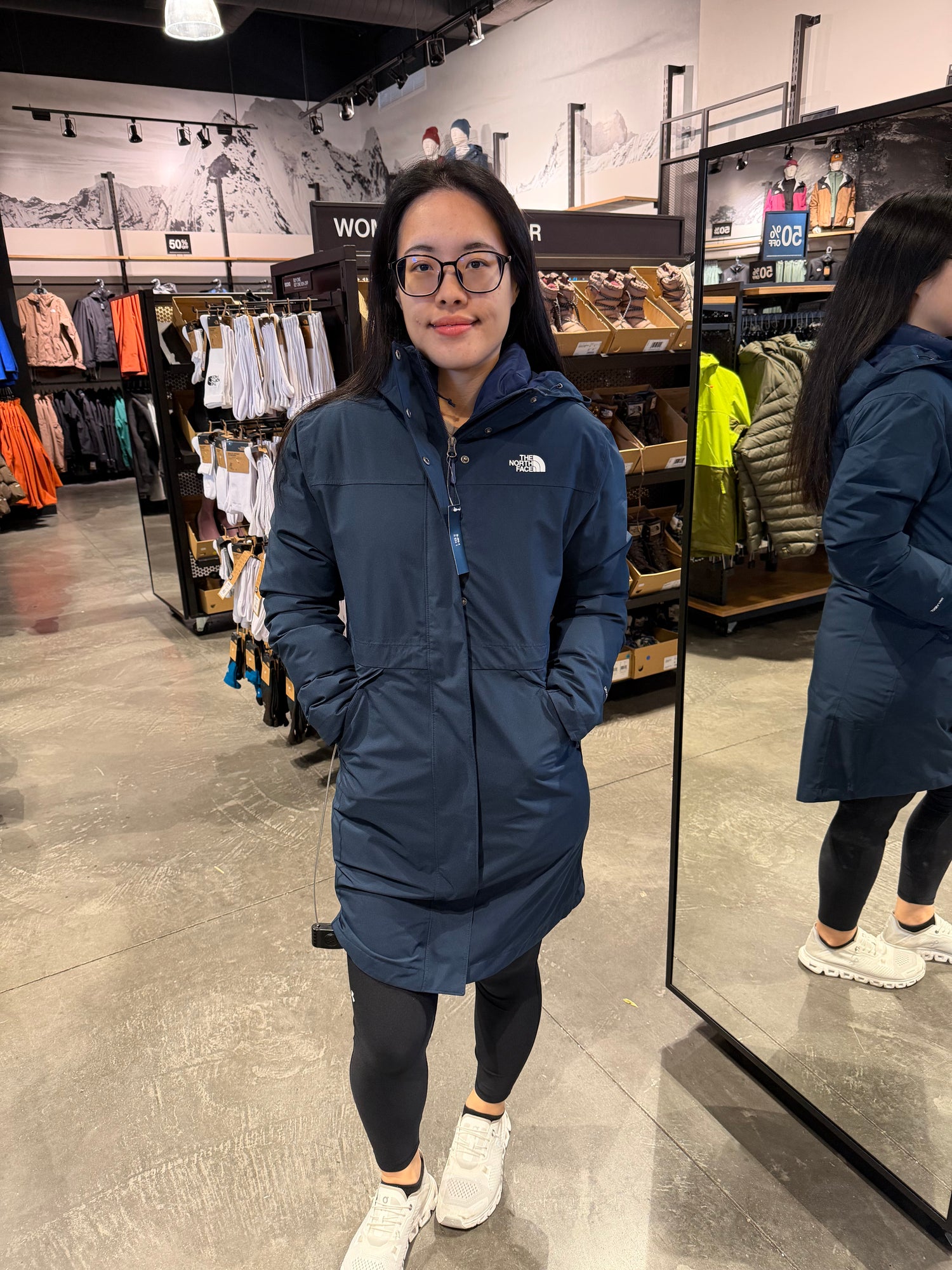 北臉 女生 Sequoia三合一[內裡真羽絨600]