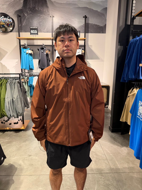 北臉 男生 Quest 防水外套 巧克力棕