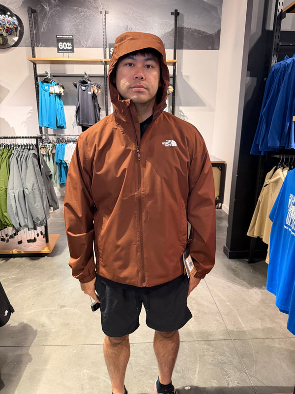 北臉 男生 Quest 防水外套 巧克力棕
