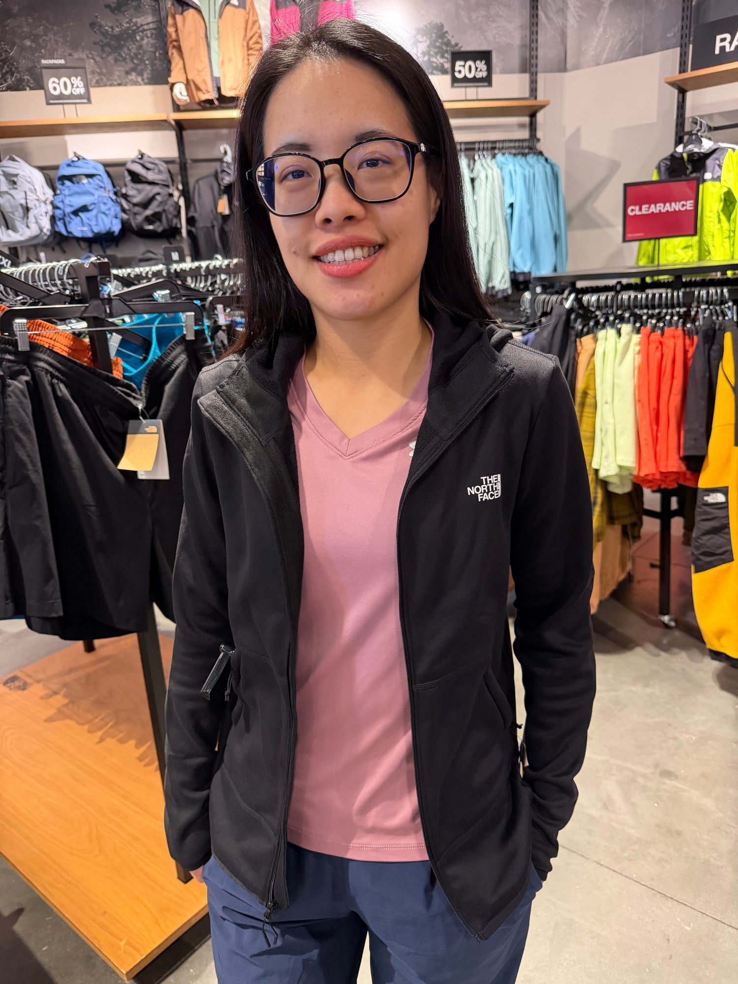 北臉 女生 canyon 運動刷毛外套